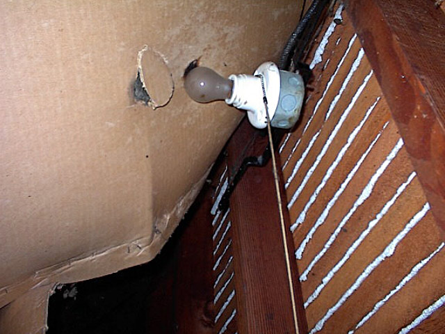 Danger in the Attic - AMI sample photo from a home inspection